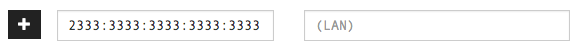 Adding the address pool